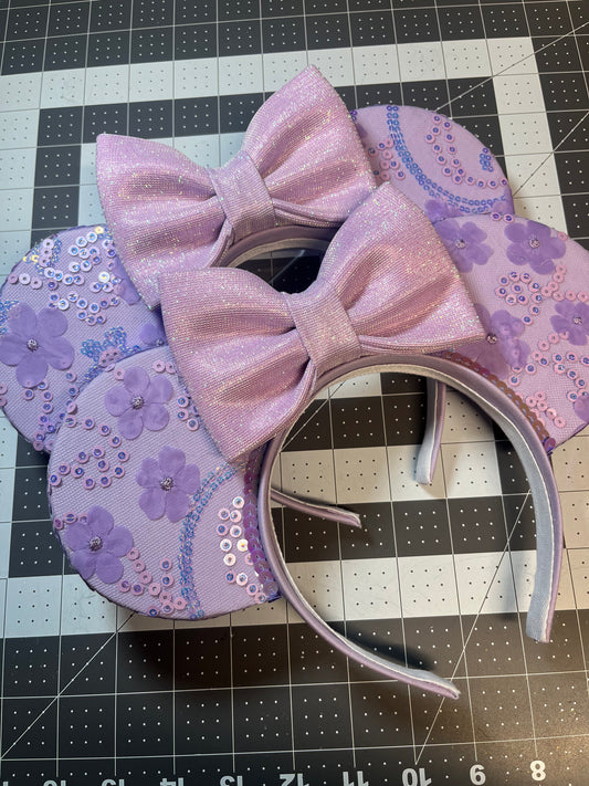 Purple Flower Ears