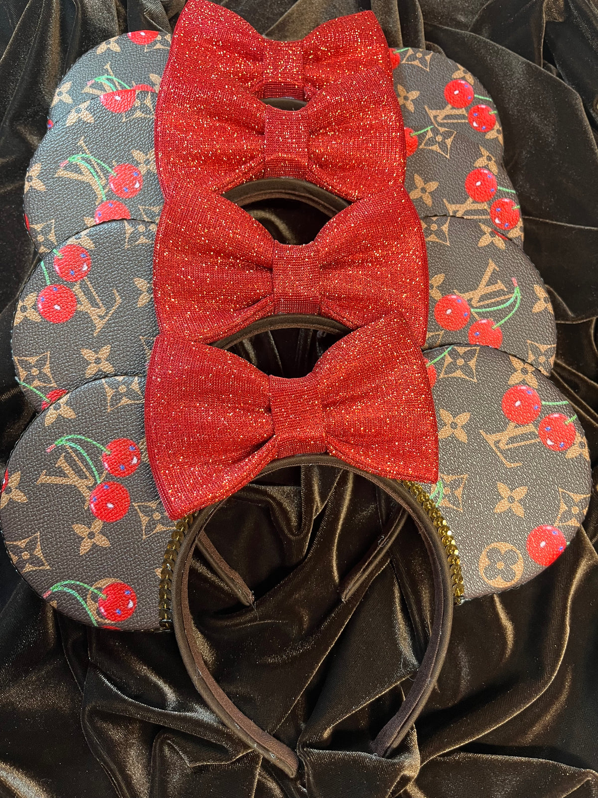 Cherry Monogram Ears
